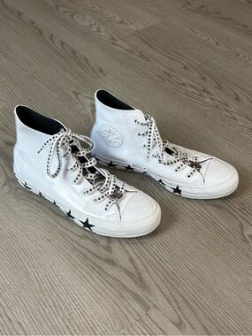 Miley Cyrus X Converse Chuck Taylor White High-Top Sneakers